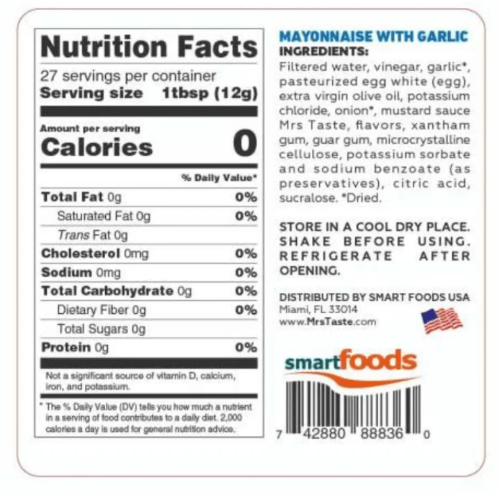 Mrs Taste ZERO/LOW CALORIE SAUCES - Image 17