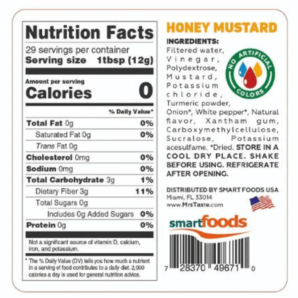 Mrs Taste ZERO/LOW CALORIE SAUCES - Image 18