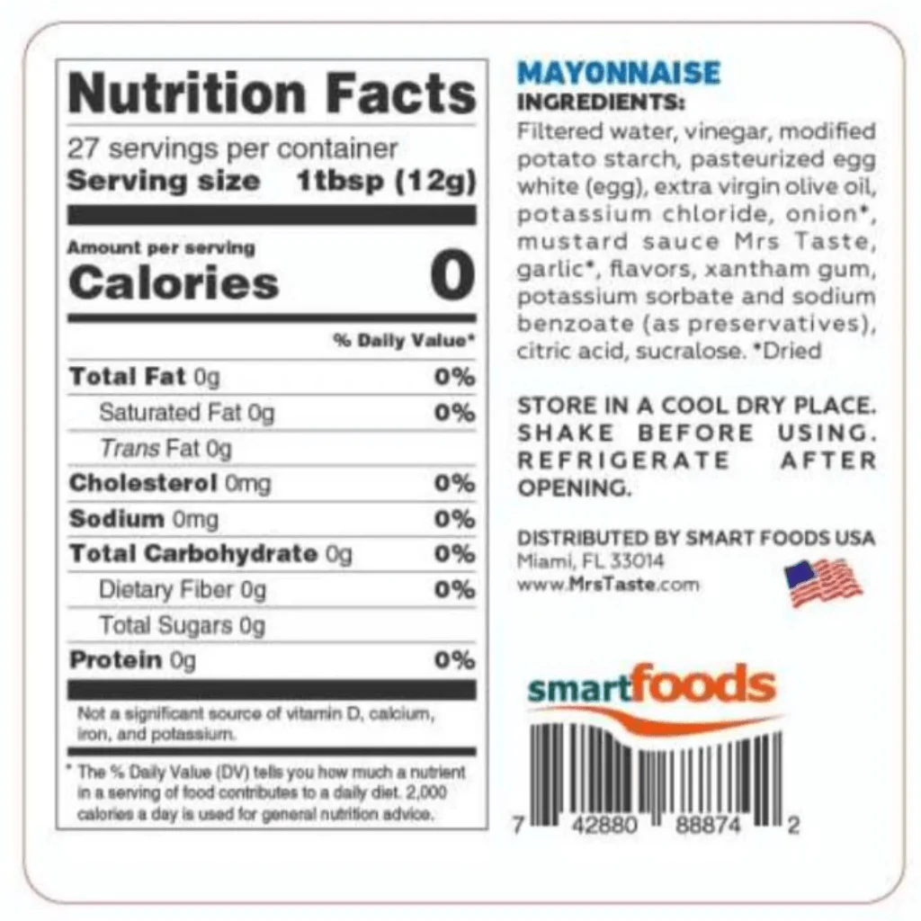 Mrs Taste ZERO/LOW CALORIE SAUCES - Image 19