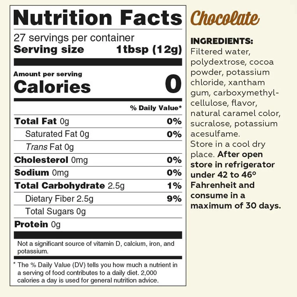 Mrs Taste ZERO CALORIE SYRUPS, 335g - Image 10