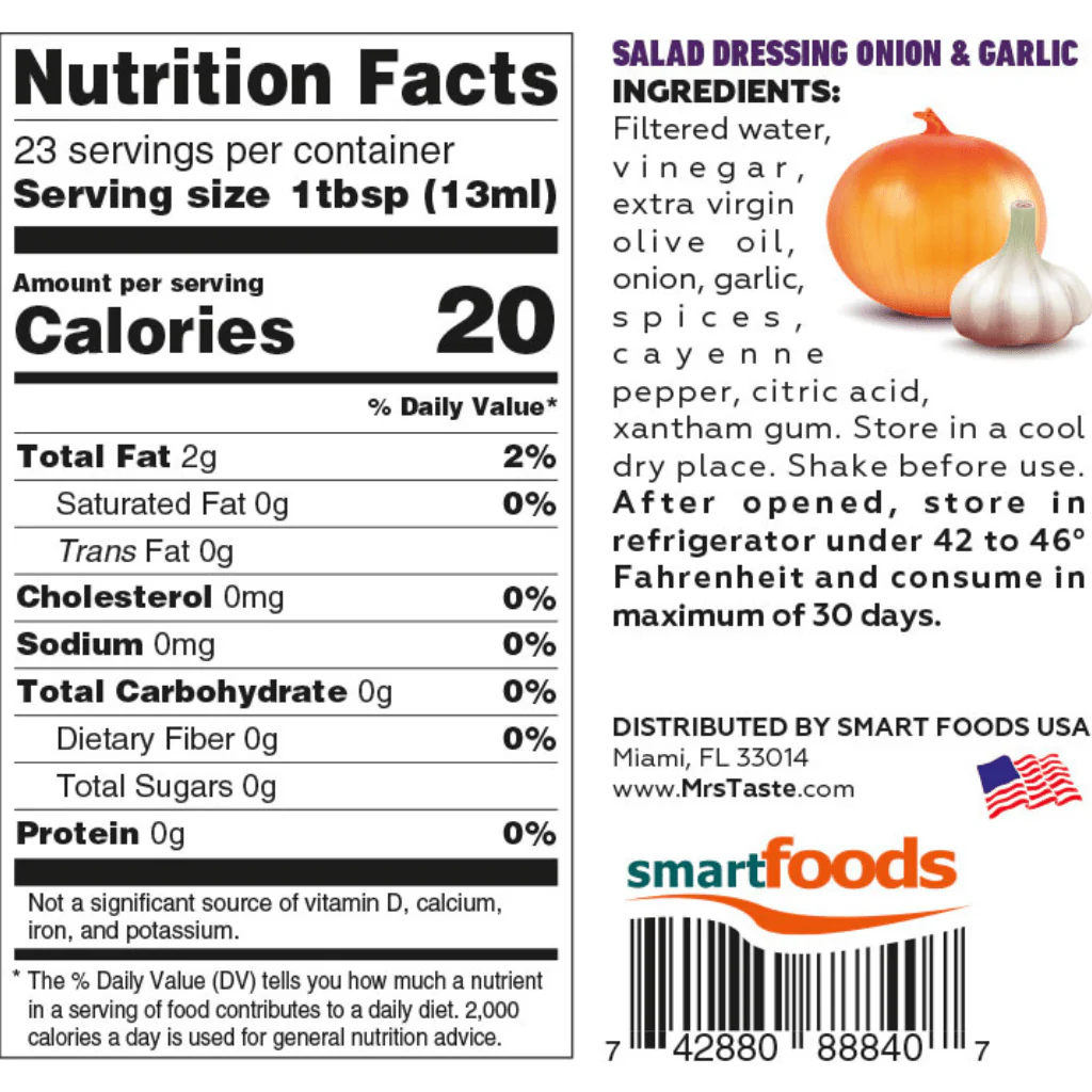 Mrs Taste ZERO SUGAR DRESSINGS, 300ml - Image 5