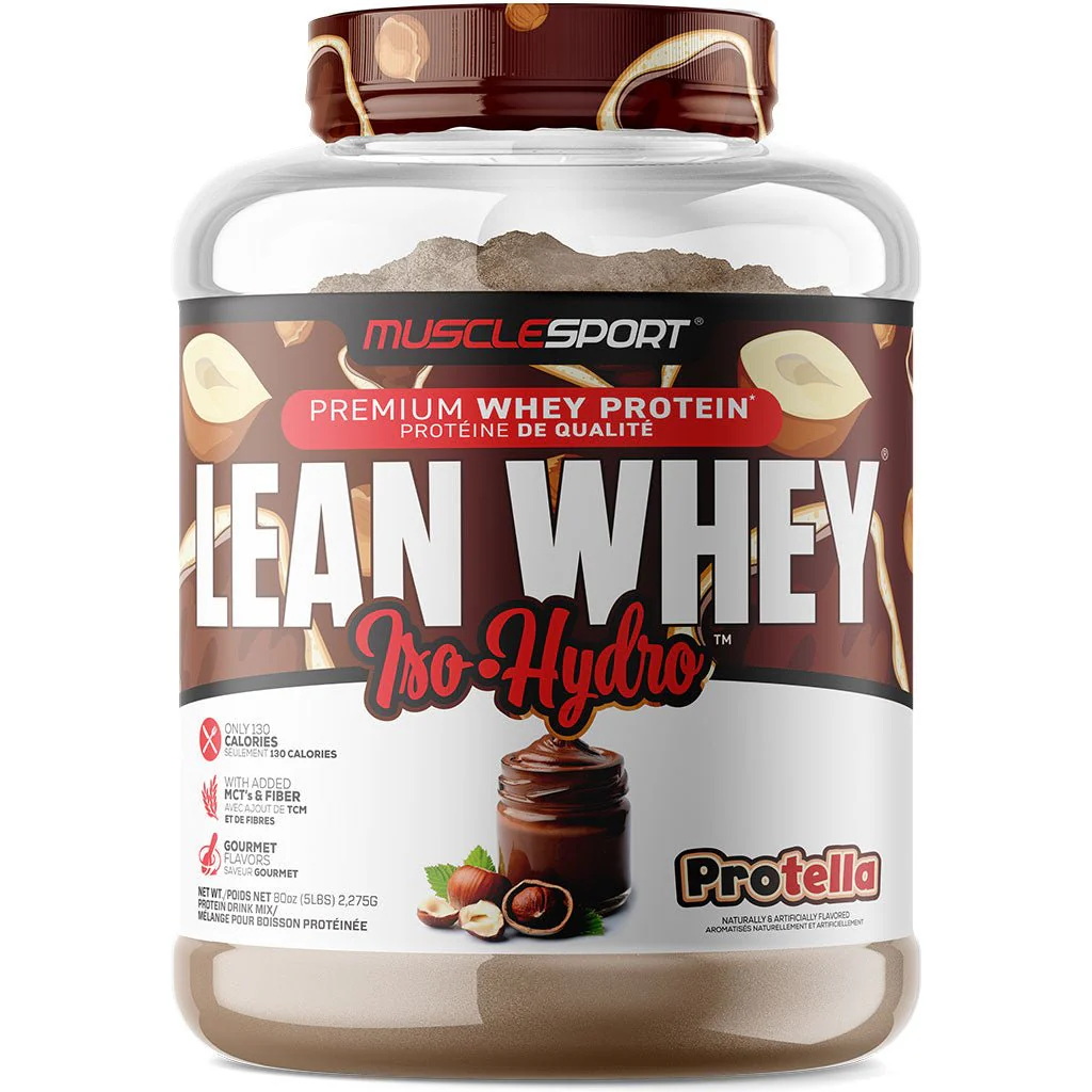 Muscle Sport LEAN WHEY ISO HYDRO, 5lb - Image 5