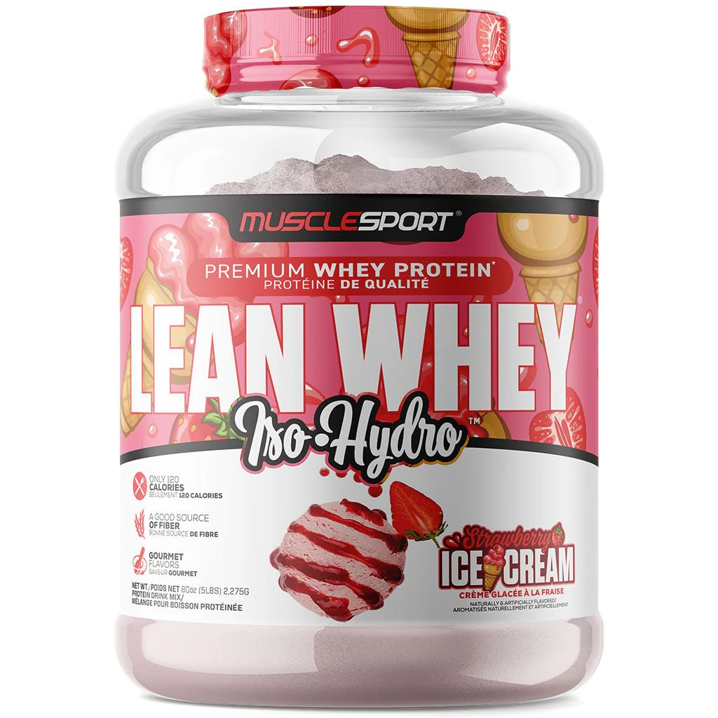 Muscle Sport LEAN WHEY ISO HYDRO, 5lb - Image 6
