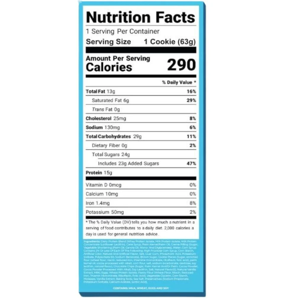 My Cookie Dealer PROTEIN COOKIES, 12 x 63g Cookies/Box - Image 7