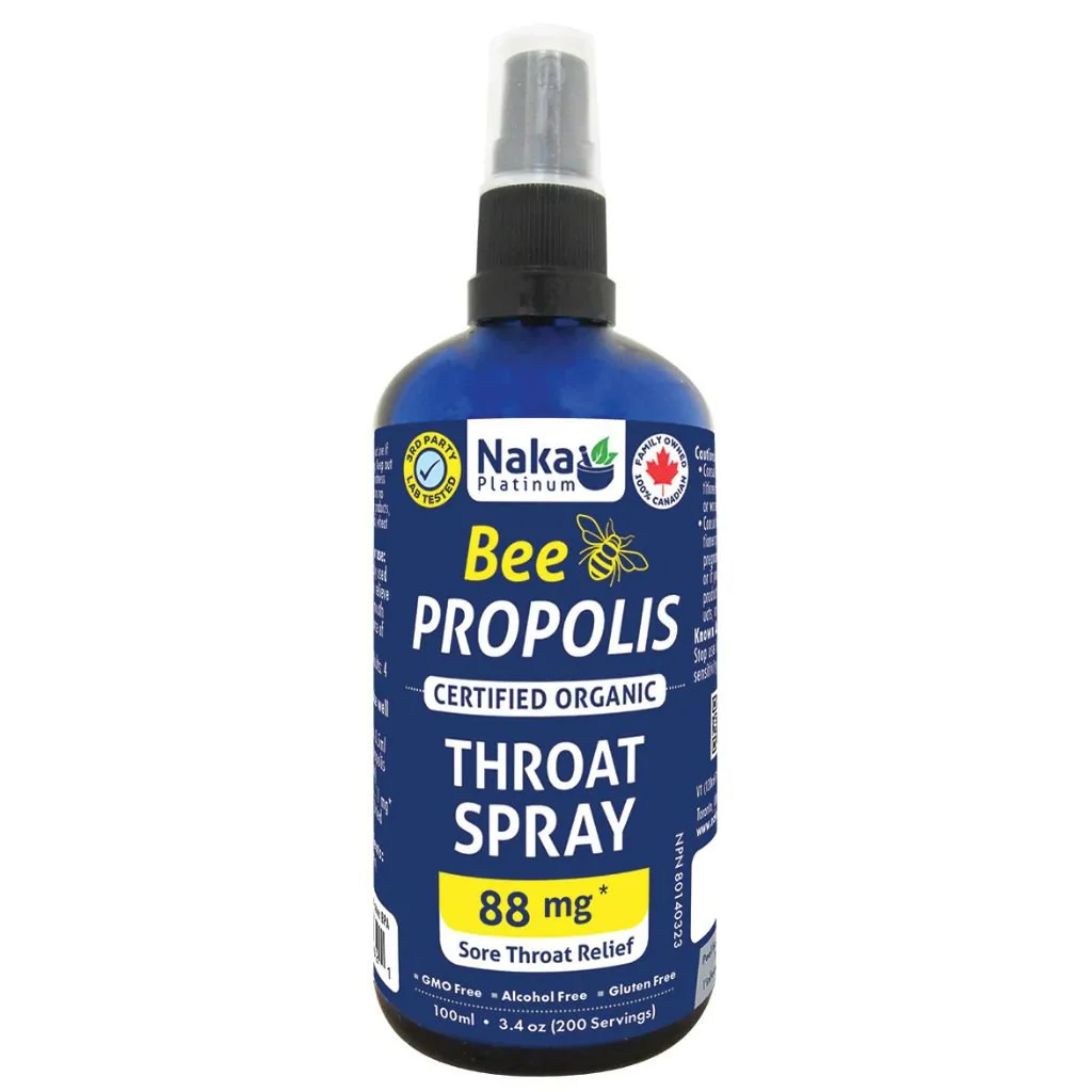 Naka Platinum BEE PROPOLIS THROAT SPRAY, 100ml
