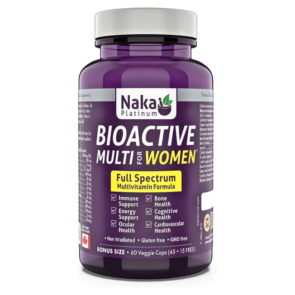 Naka Platinum BIOACTIVE MULTI FOR WOMEN, 60 VCaps
