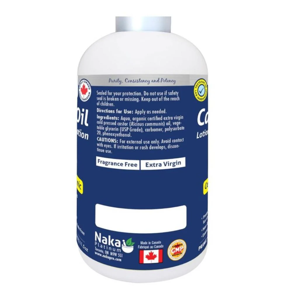 Naka Platinum CASTOR OIL SKIN THERAPY LOTION, 340 ml - Image 2