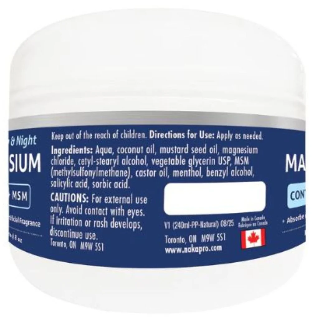 Naka Platinum DAY & NIGHT SOOTHING MAGNESIUM CREAM, 120ml - Image 2