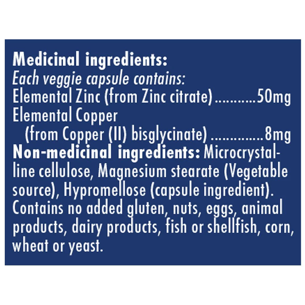 Naka Platinum EXTRA STRENGTH ZINC+COPPER, 120 VCaps - Image 2