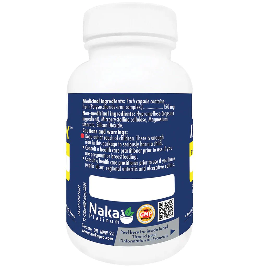 Naka Platinum IRONMAX, 30 VCaps - Image 2
