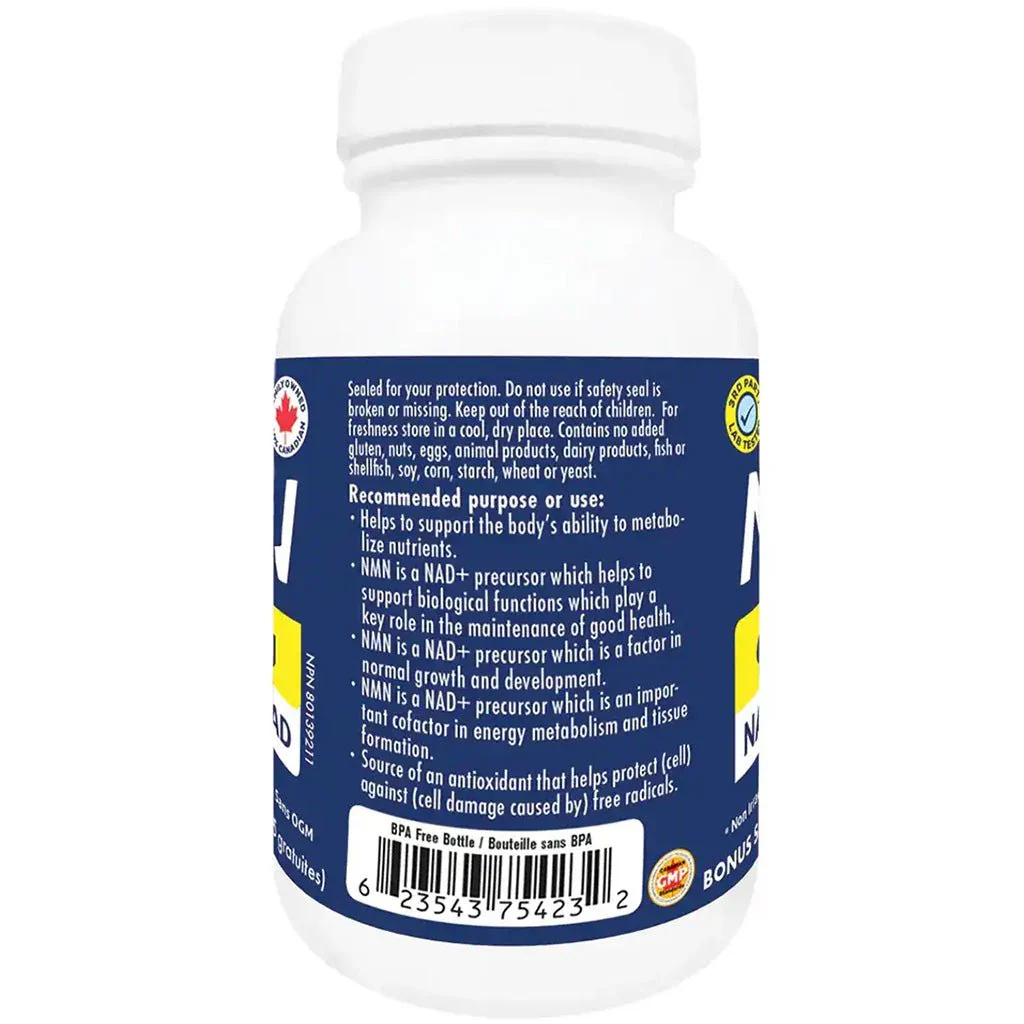 Naka Platinum NMN 600mg, 35 VCaps - Image 3