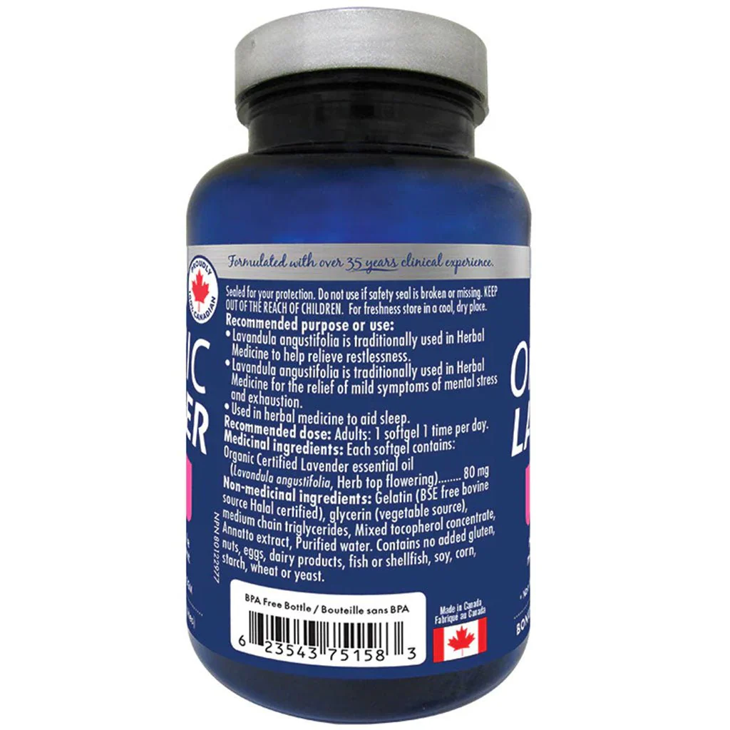 Naka Platinum ORGANIC LAVENDER, 75 Softgels - Image 2