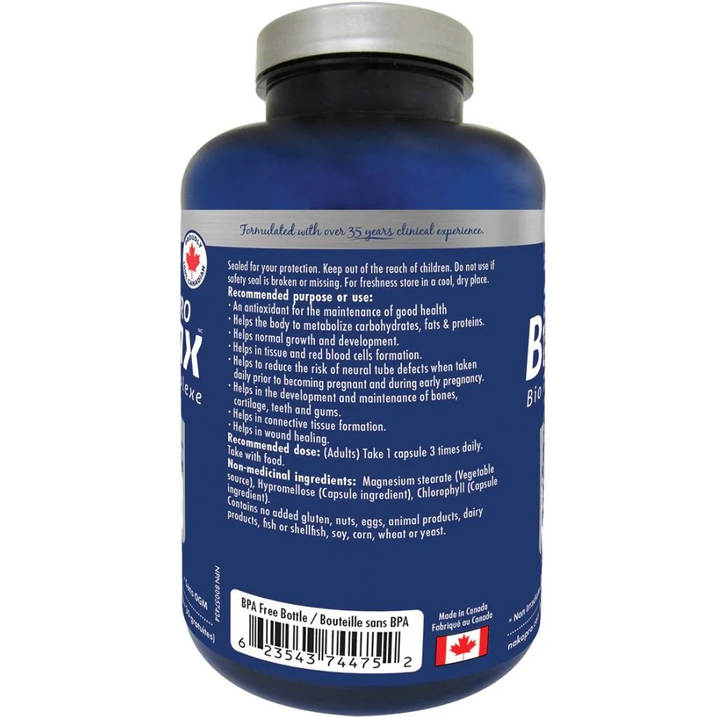Naka Platinum BIOMAX METHLATED (B Complex), 150 VCaps - Image 3
