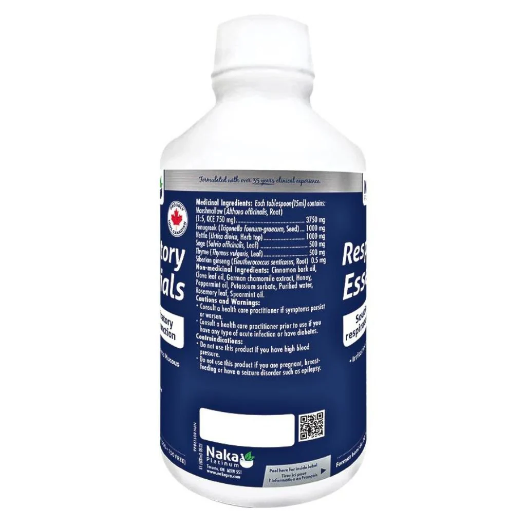 Naka Platinum RESPIRATORY ESSENTIALS, 250ml - Image 2