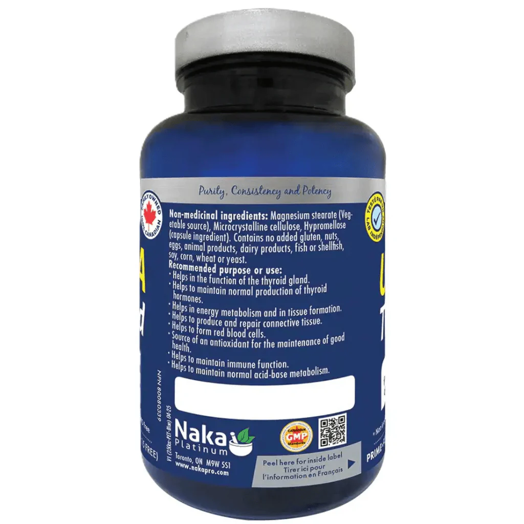Naka Platinum ULTRA THYROID, 90 VCaps - Image 2