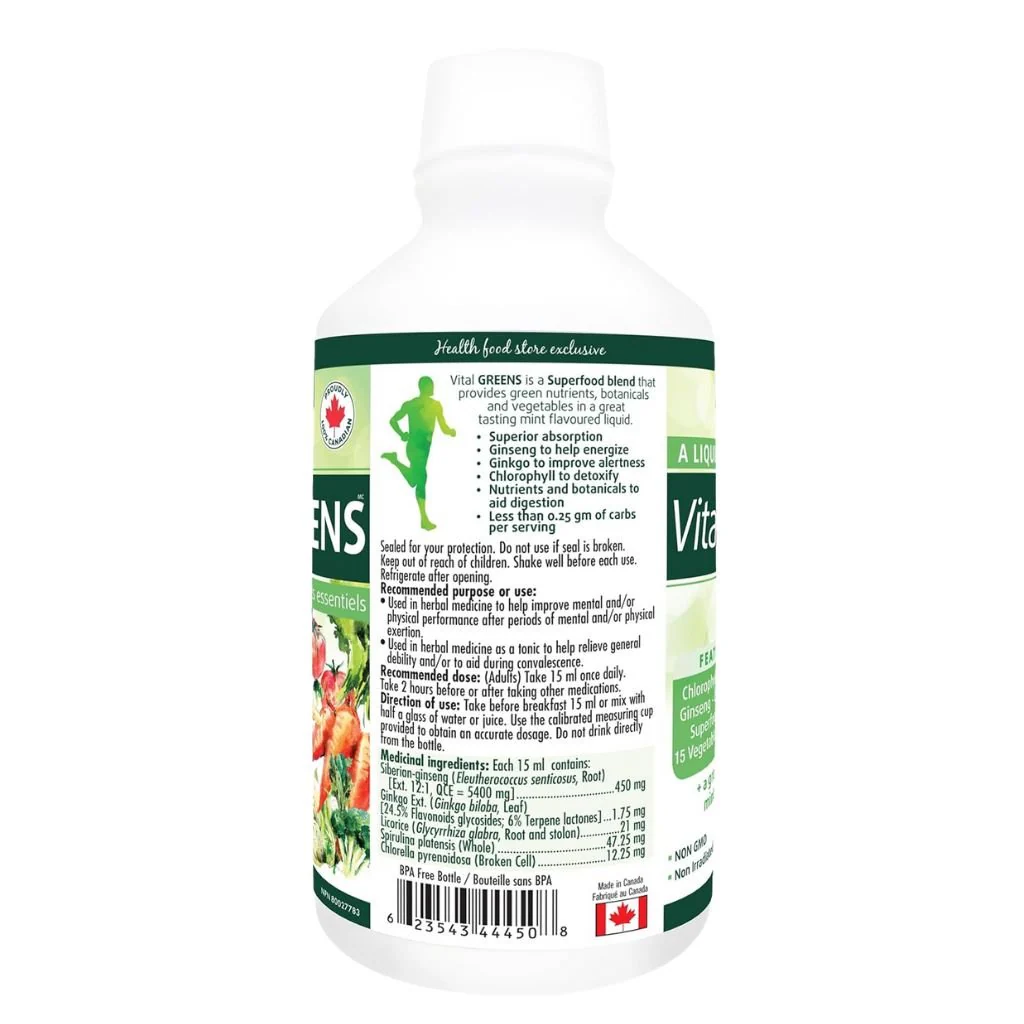 Naka Platinum VITAL GREENS, 500ml - Image 2