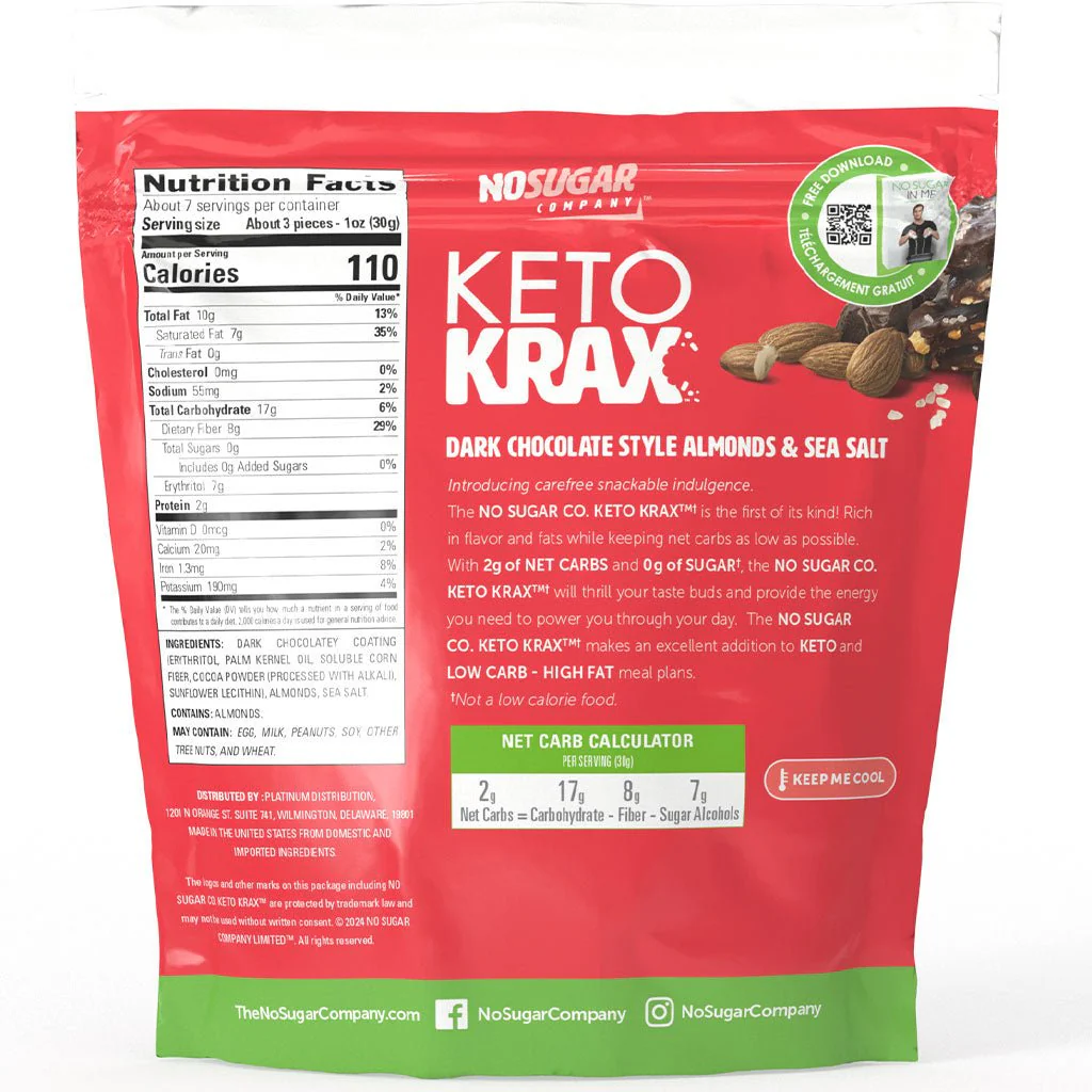 No Sugar Company KETO KRAX, 245g - Image 5