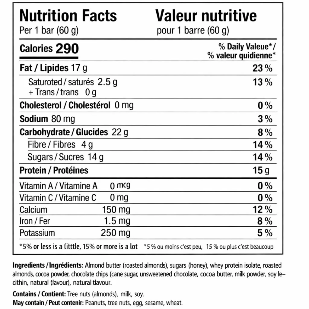 NONFICTION PROTEIN BARS, 60g x 12 Bars/Box - Image 6