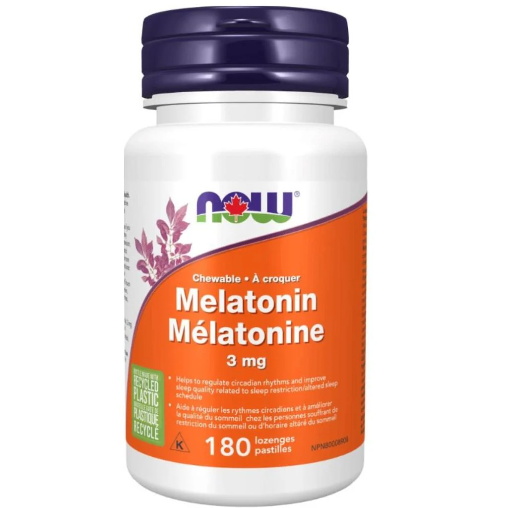 Now MELATONIN 3mg, 180 Lozenges