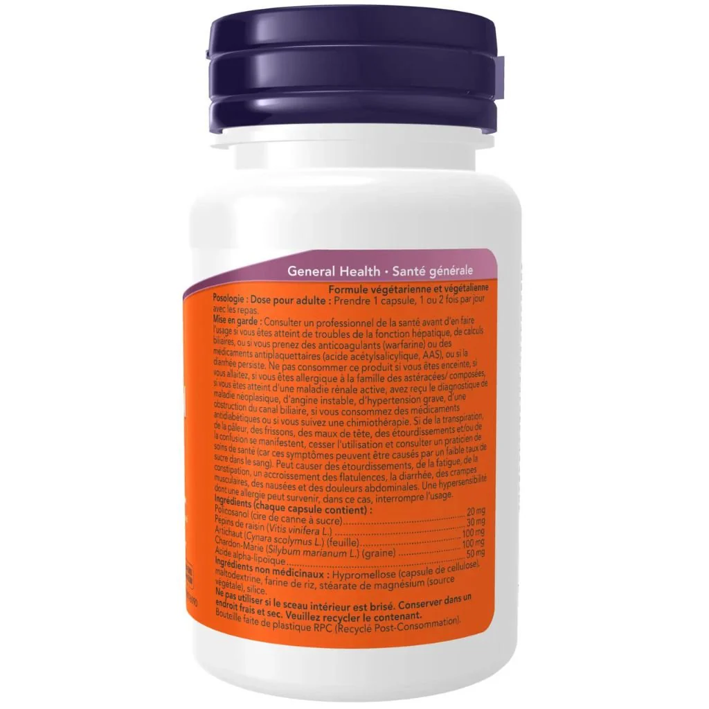 Now POLICOSANOL (Cholesterol Support) 20mg, 90 VCaps - Image 3
