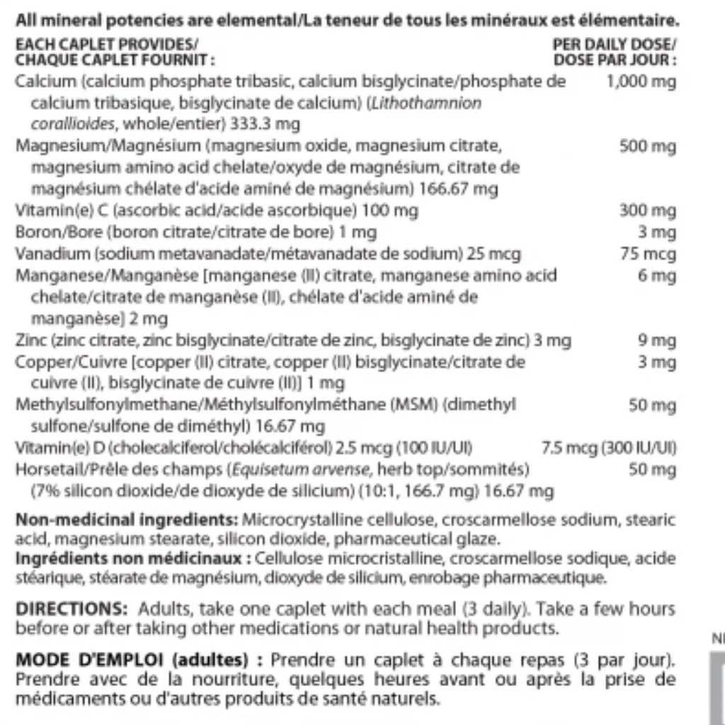 Nu-Life FRAMEWORK Bone Density Formula, 180 Caplets - Image 2