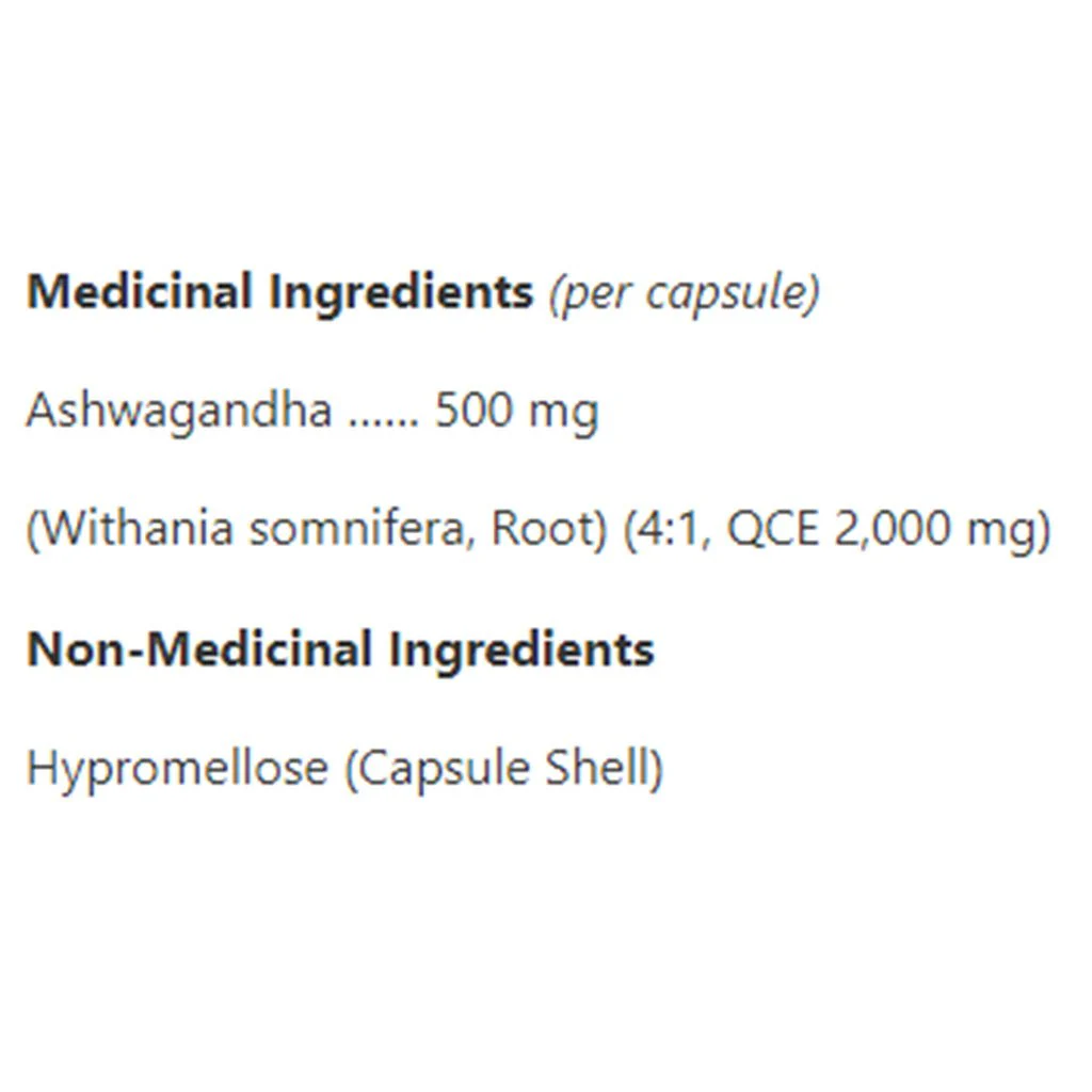 Nutridom ASHWAGANDHA 2000, 60 VCaps - Image 2