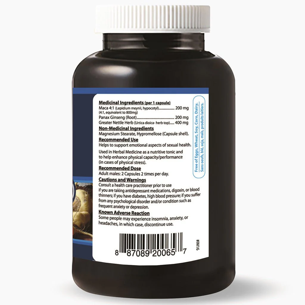 Nutridom INKA WILD PERU MACA w/ GINSENG, 90 VCaps - Image 2
