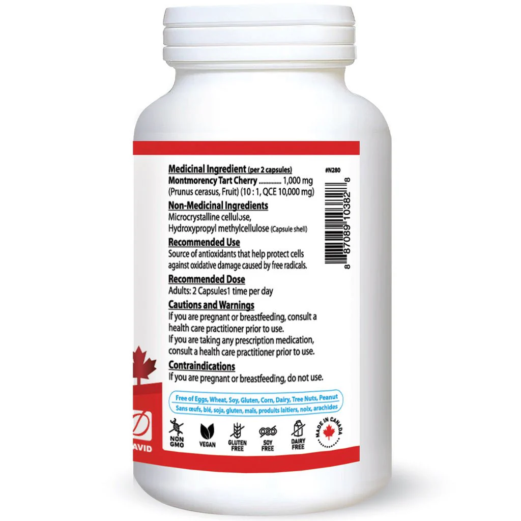 Nutridom MONTMORENCY TART CHERRY 10000, 120 VCaps - Image 2