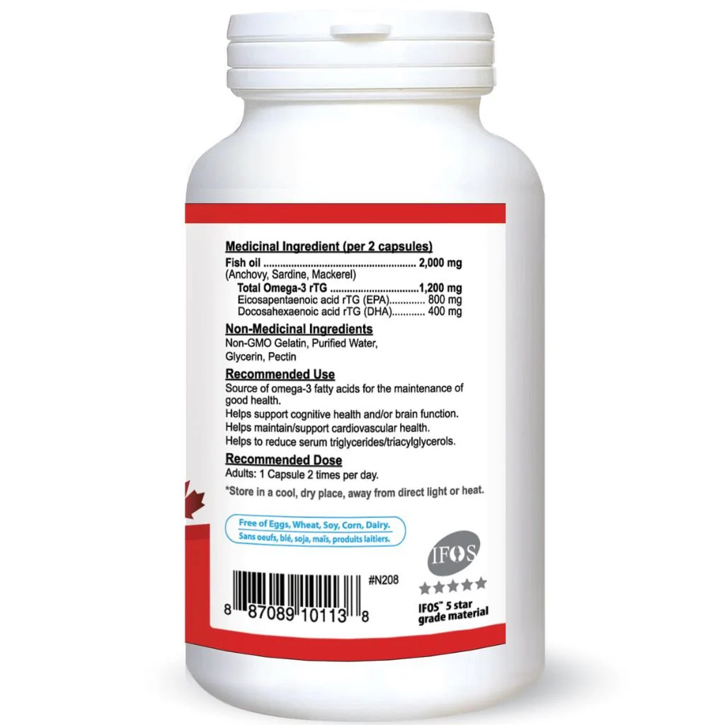 Nutridom OMEGA 1200, 120 Softgels - Image 2