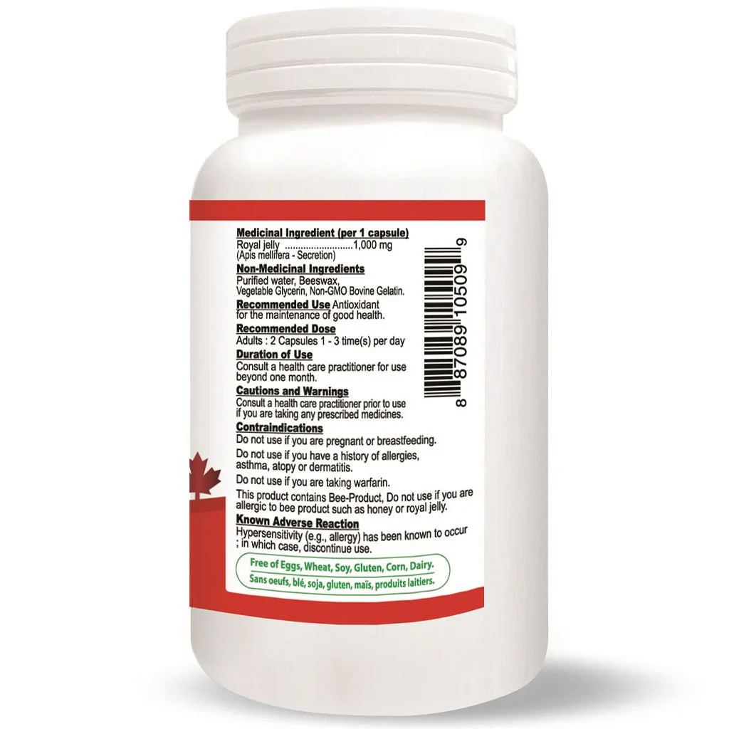 Nutridom ROYAL JELLY, 60 Softgels - Image 2