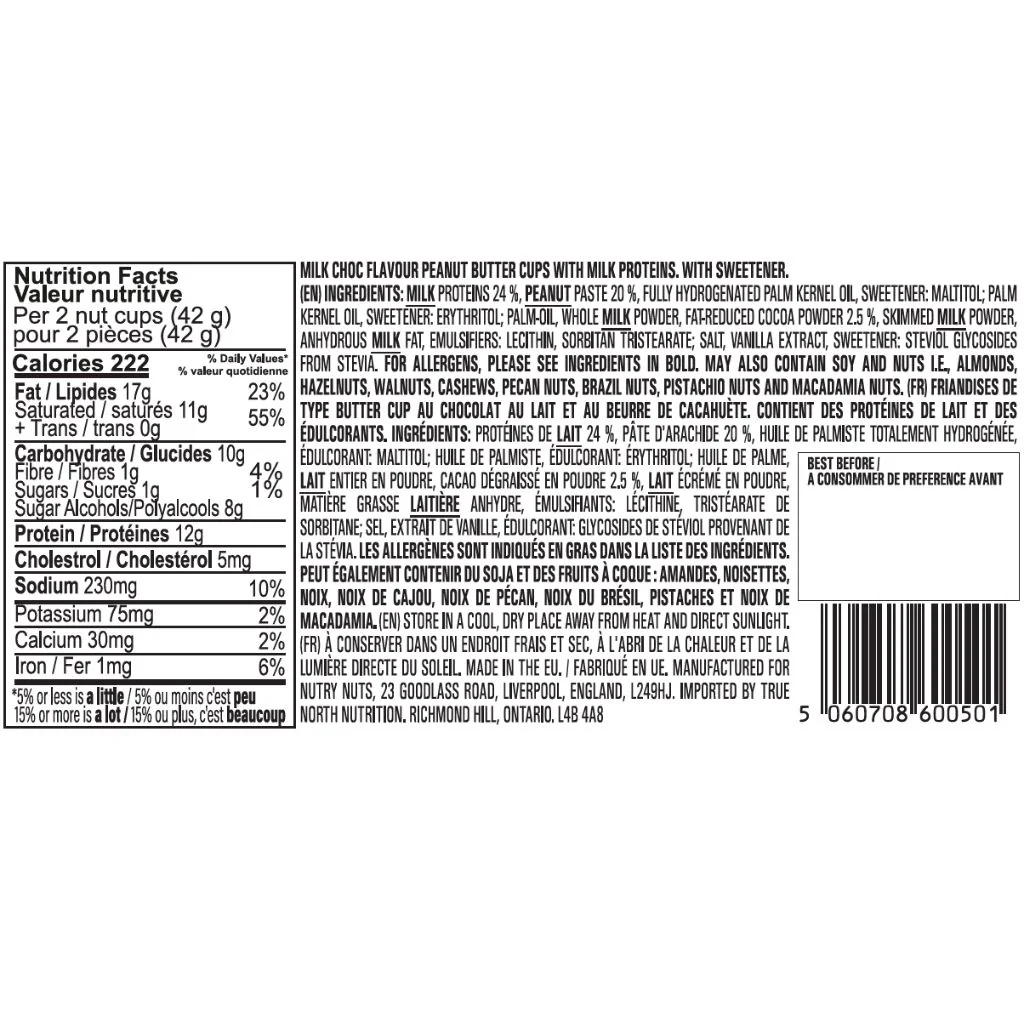 Nutry Nuts PROTEIN CUPS, 12x42g - Image 6