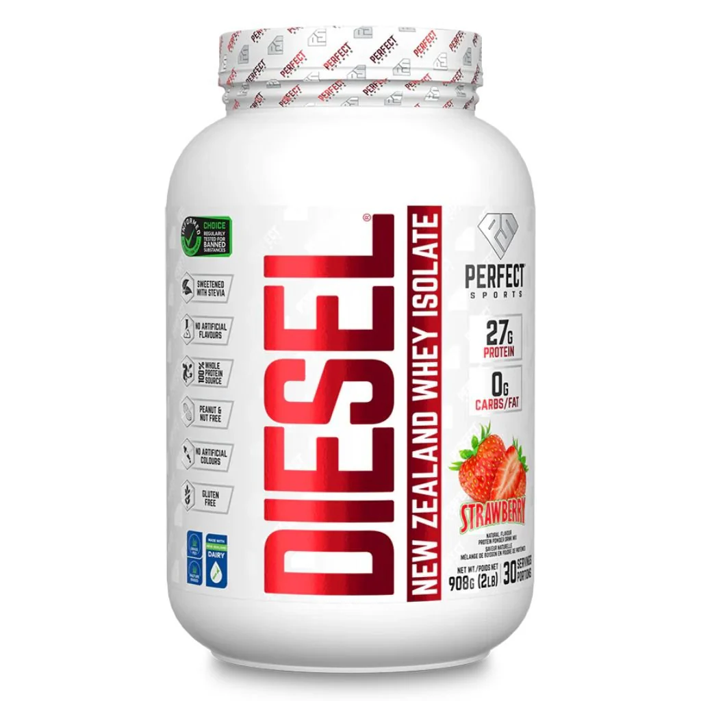 Perfect Sports DIESEL (New Zealand Whey Protein Isolate), 2lb - Image 13
