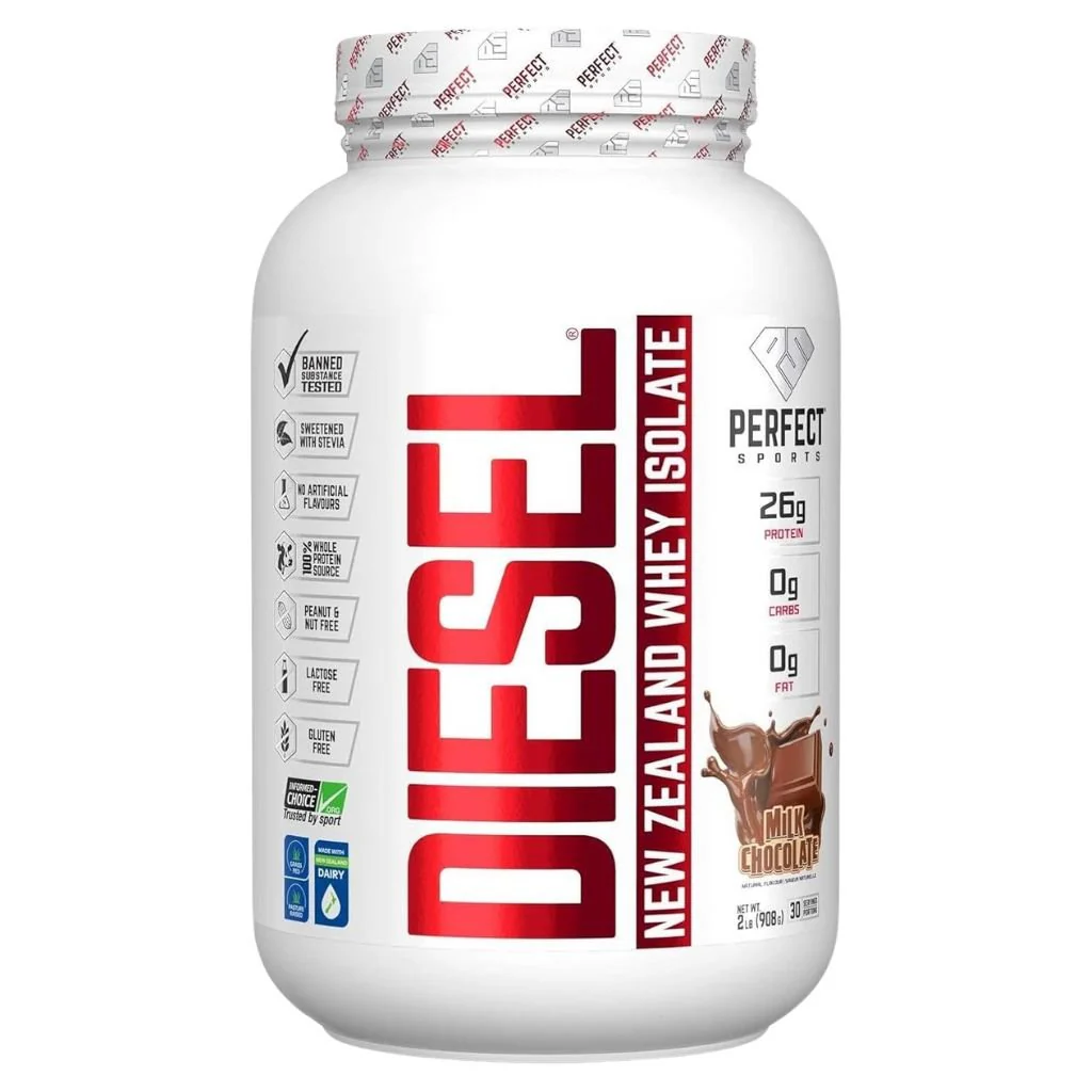 Perfect Sports DIESEL (New Zealand Whey Protein Isolate), 2lb - Image 7