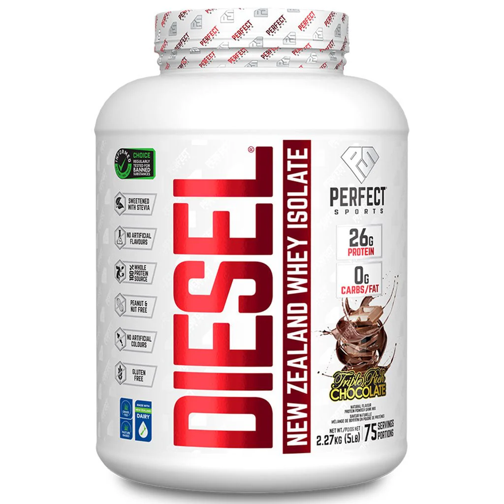 Perfect Sports DIESEL (New Zealand Whey Protein Isolate), 5lb - Image 13