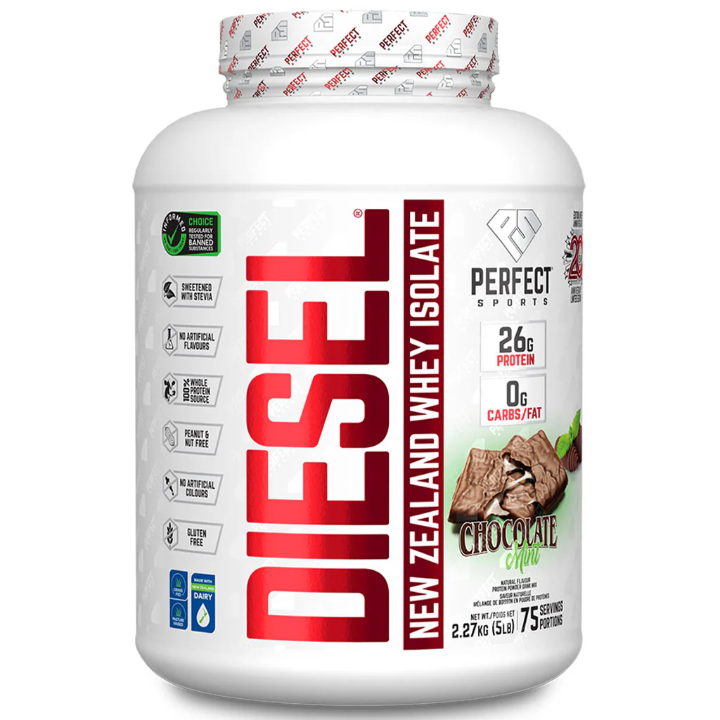 Perfect Sports DIESEL (New Zealand Whey Protein Isolate), 5lb - Image 3