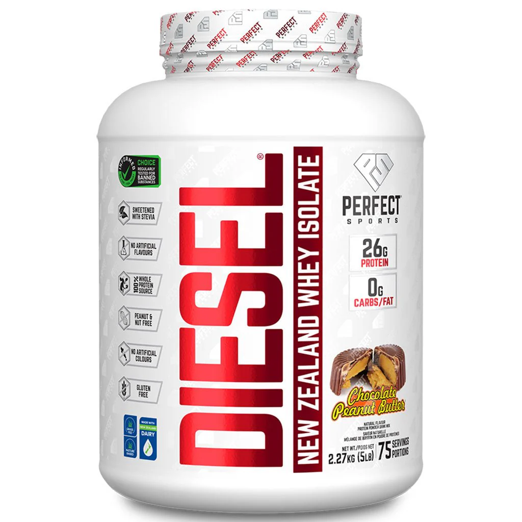 Perfect Sports DIESEL (New Zealand Whey Protein Isolate), 5lb - Image 4