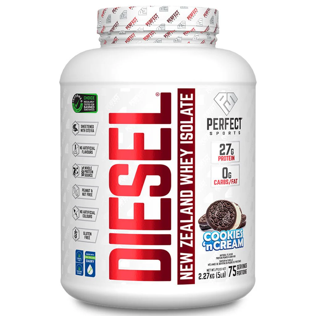 Perfect Sports DIESEL (New Zealand Whey Protein Isolate), 5lb - Image 6