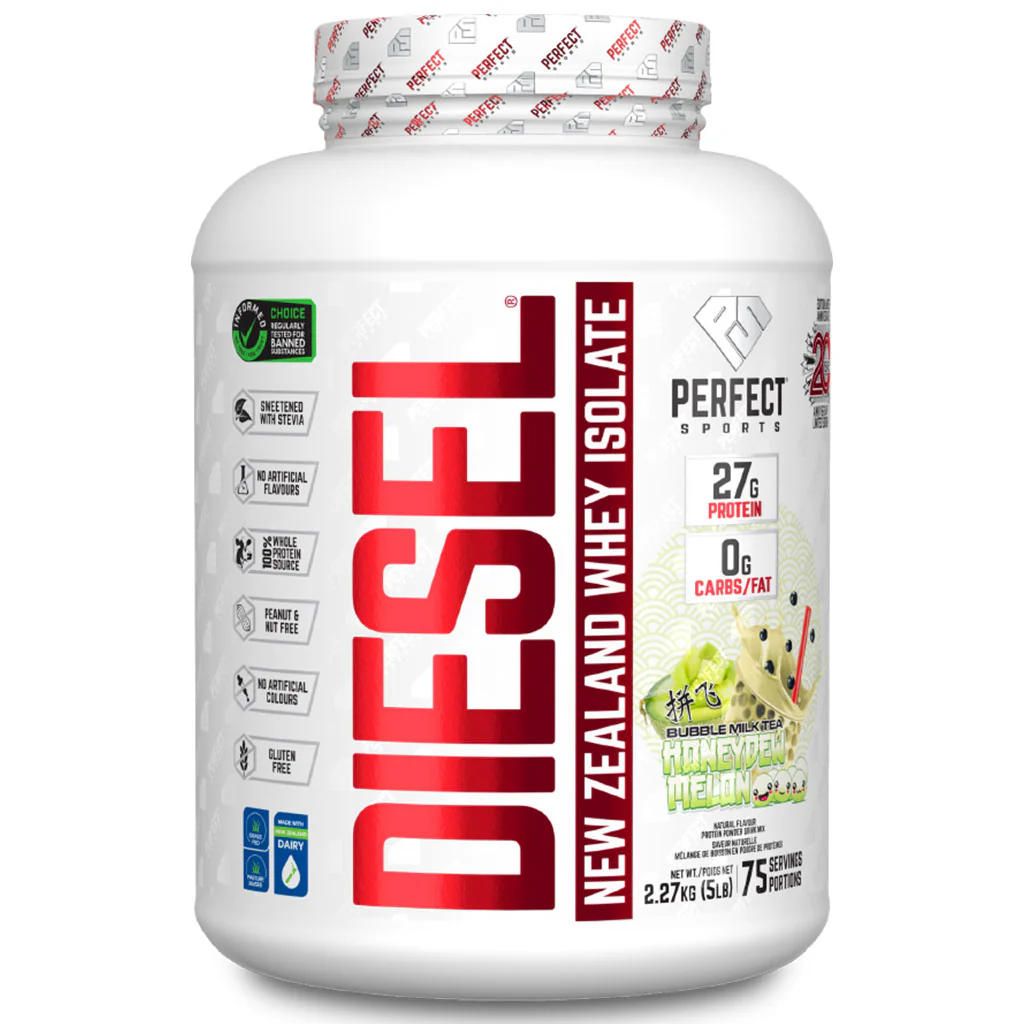 Perfect Sports DIESEL (New Zealand Whey Protein Isolate), 5lb - Image 7