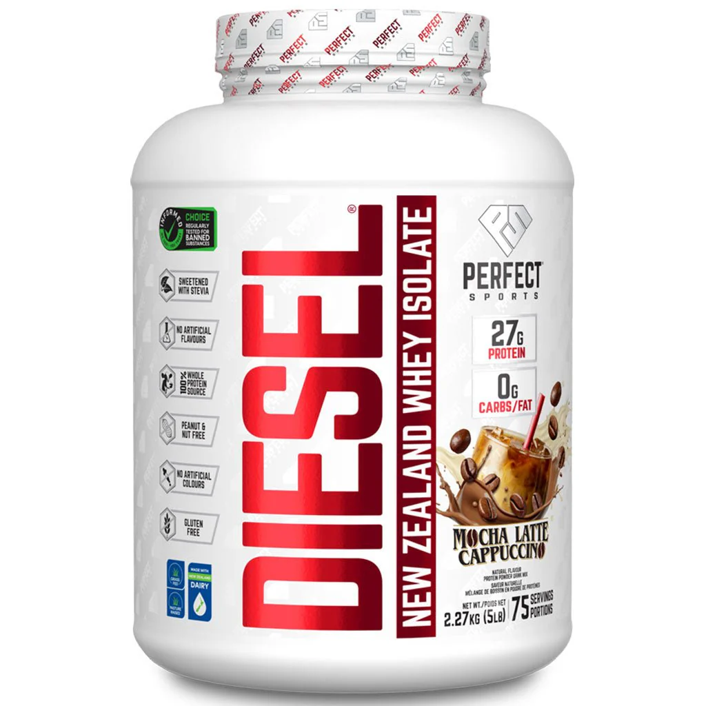 Perfect Sports DIESEL (New Zealand Whey Protein Isolate), 5lb - Image 9