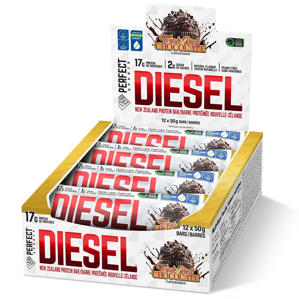 Perfect Sports DIESEL PROTEIN BARS, 12 Bars/Box - Image 2