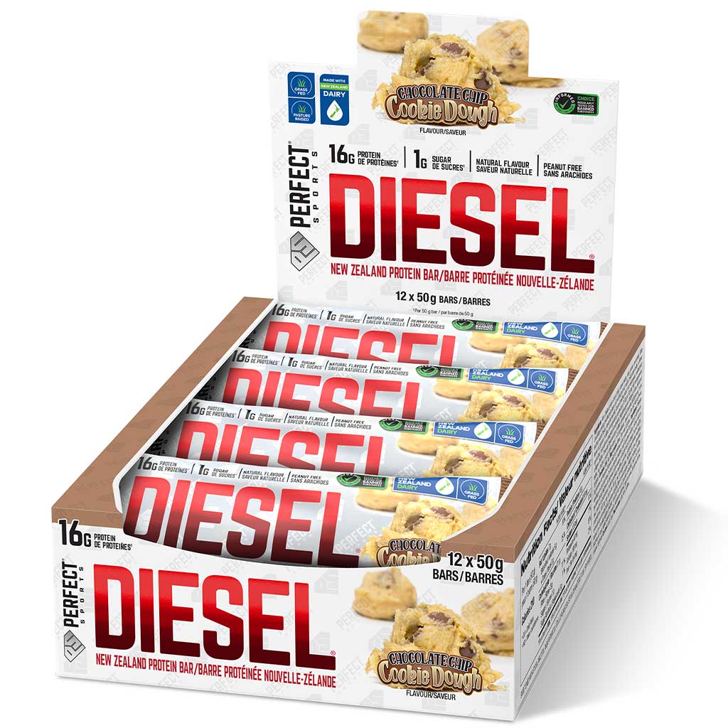Perfect Sports DIESEL PROTEIN BARS, 12 Bars/Box - Image 3