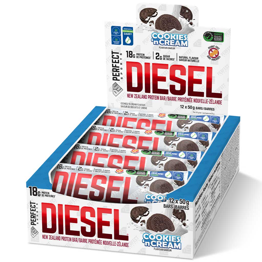 Perfect Sports DIESEL PROTEIN BARS, 12 Bars/Box - Image 4