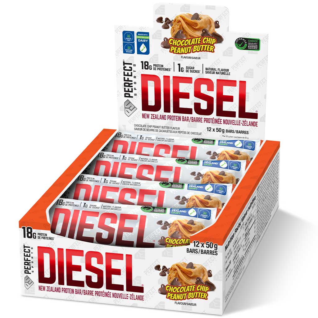 Perfect Sports DIESEL PROTEIN BARS, 12 Bars/Box - Image 6