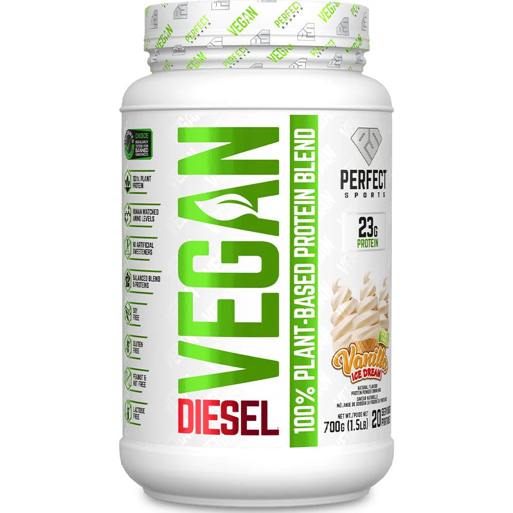 Perfect Sports DIESEL VEGAN 100% PLANT PROTEIN, 1.5lb - Image 3