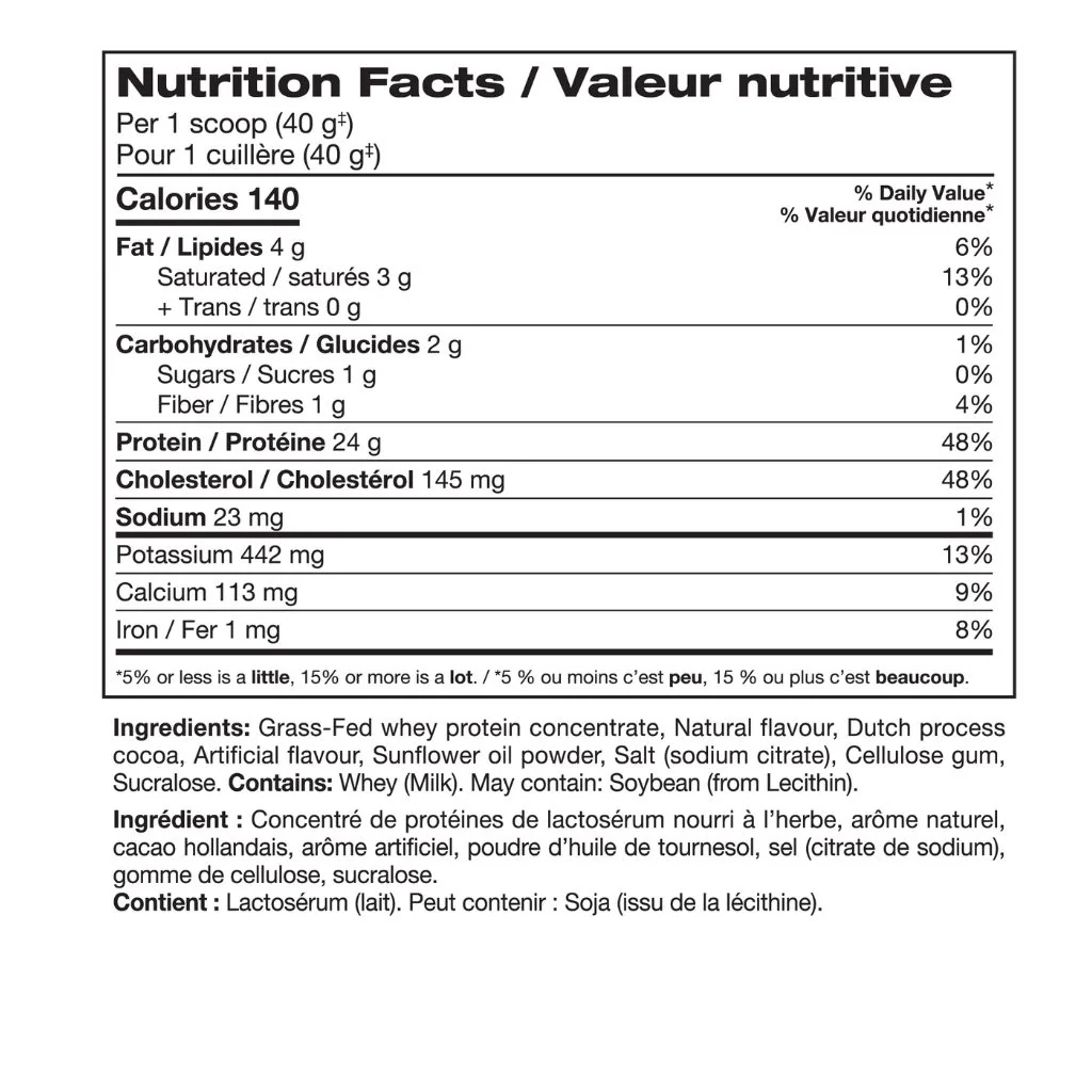 Perfect Sports ULTRA FUEL GRASS FED WHEY PROTEIN, 4lb - Image 5