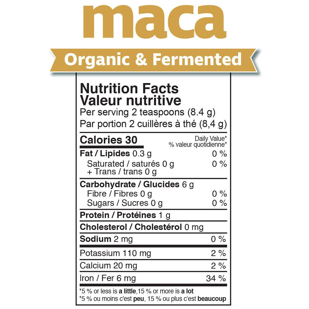 Prairie Naturals FERMENTED ORGANIC MACA, 150g - Image 2