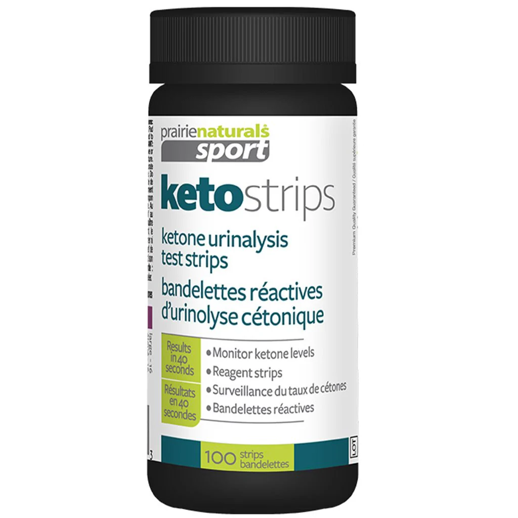 Prairie Naturals KETOSTRIPS (Ensure Fat-Burning Ketosis), 100 Test Strips