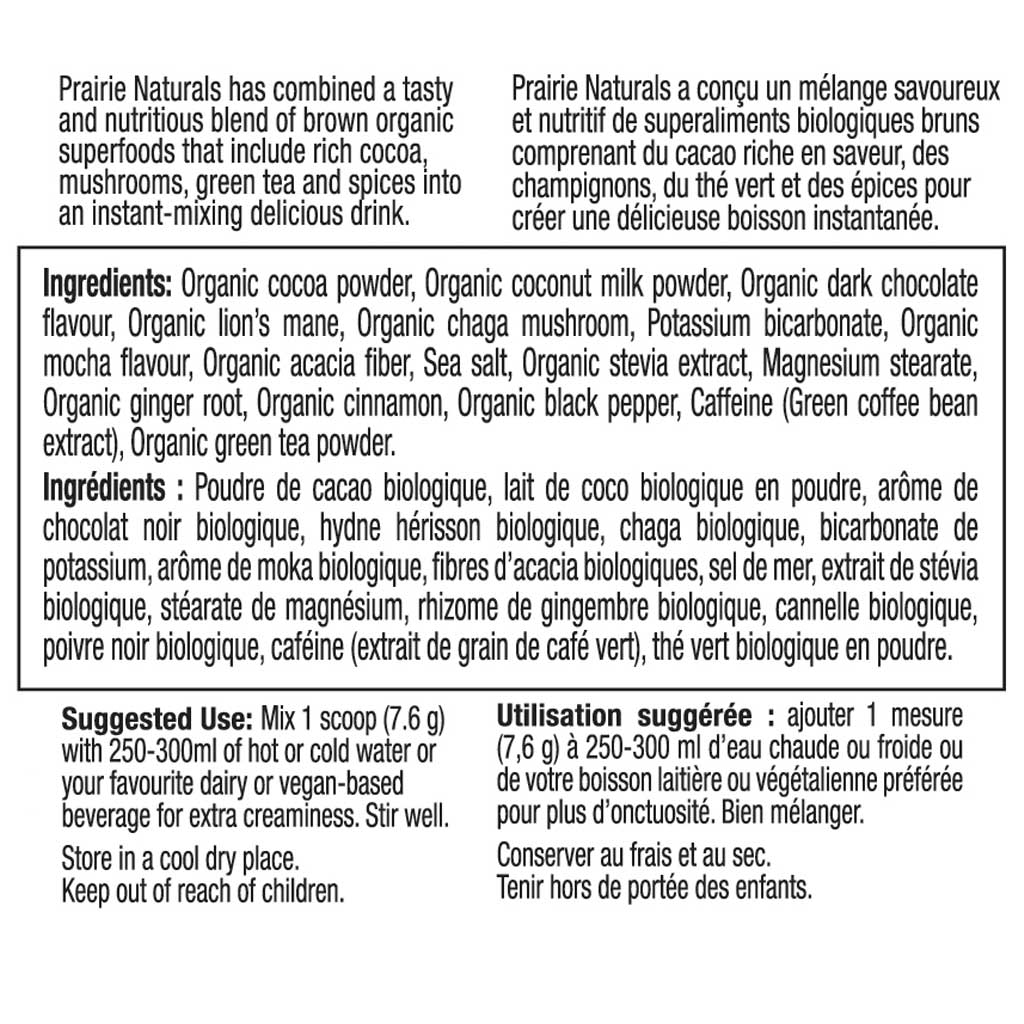 Prairie Naturals ORGANIC COCOAFOCUS SUPERFOODS, 150g - Image 3