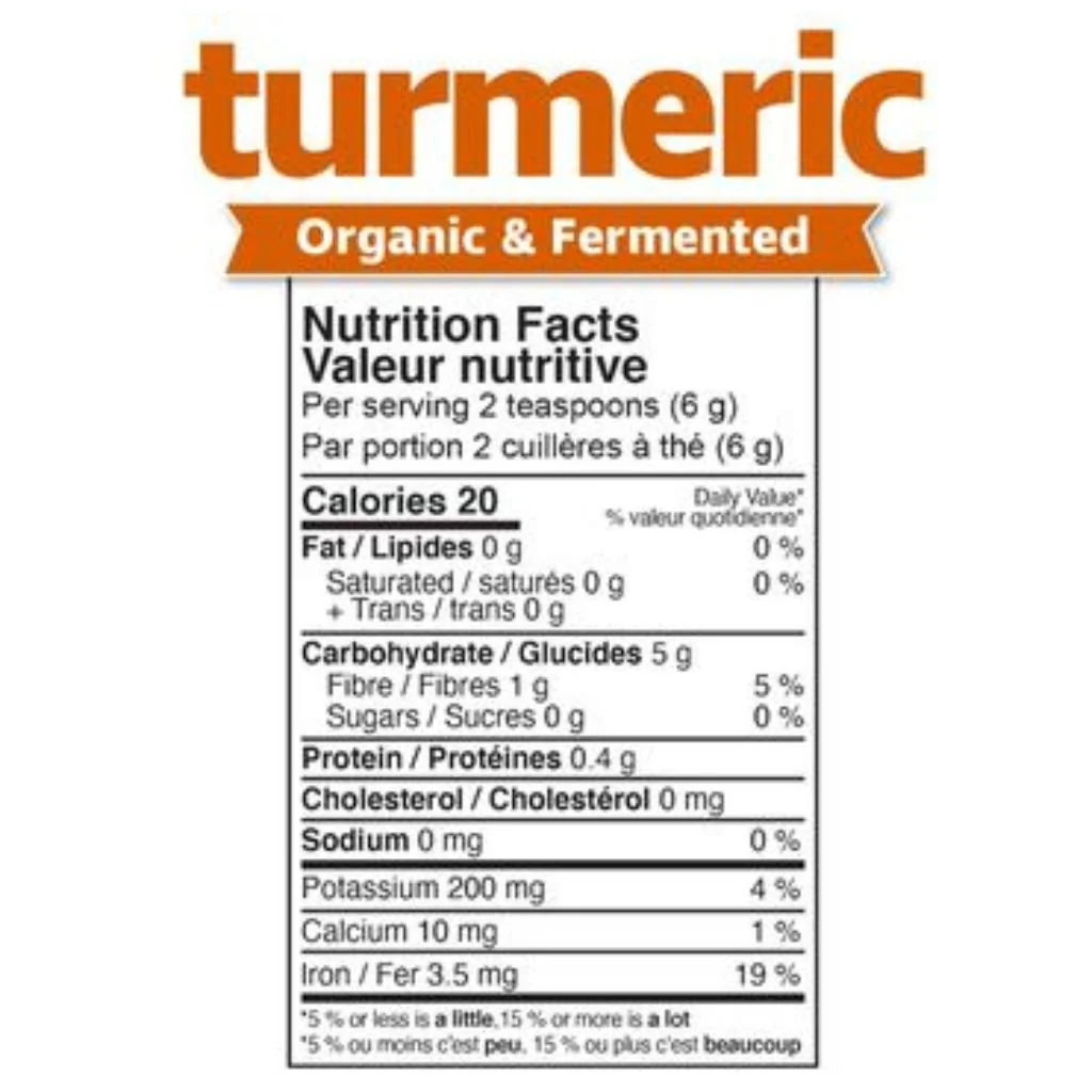 Prairie Naturals ORGANIC TURMERIC FERMENTED, 150g - Image 2