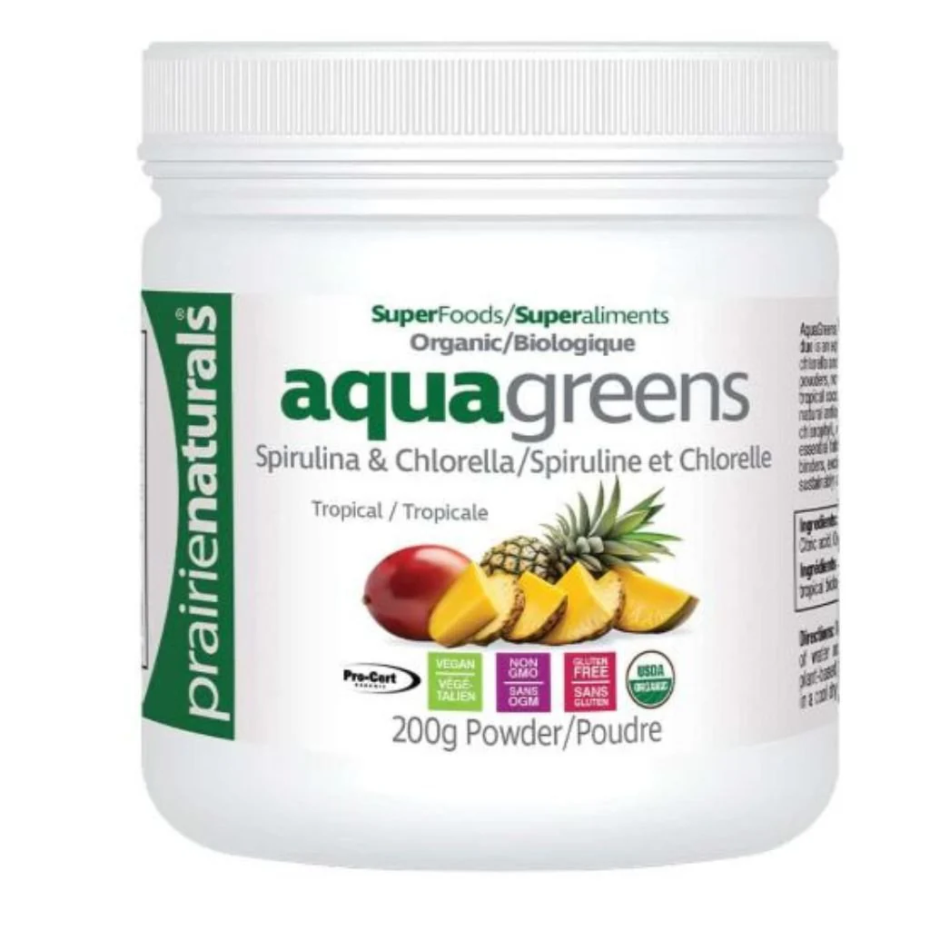 Prairie Naturals ORGANIC AQUA GREENS, 200g - Image 2